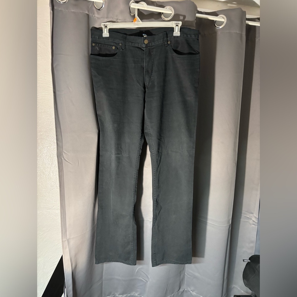 Ralph Lauren Dark Gray Denim with Brass Zipper